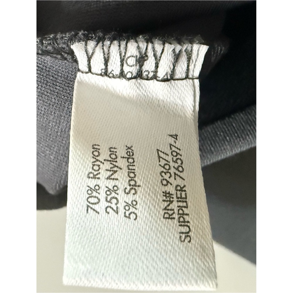 STYLUS Women's Tailored Ankle Pants - Charcoal Gray size XS - Picture 11 of 12